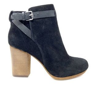Madewell Aimee Ankle Boots Booties Black Block 7.5